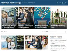 Tablet Screenshot of meridian-technology.com